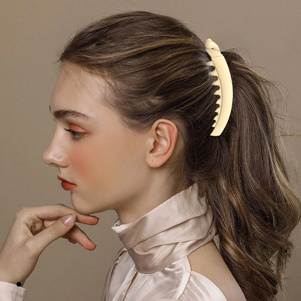 Grandes pinces à cheveux banane antidérapantes