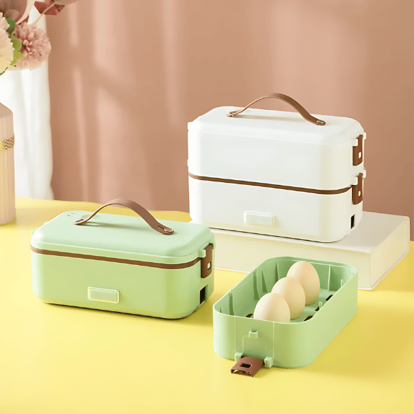 Green Heated Lunch Box