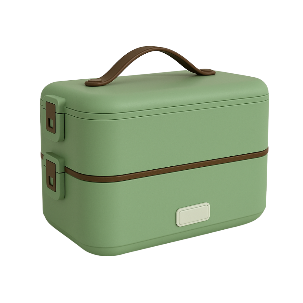 Green Heated Lunch Box