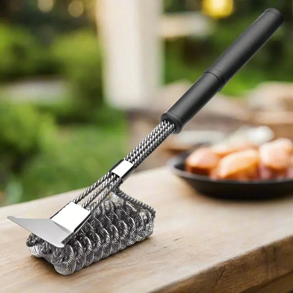 GRILLMASTER – Bristle-Free Stainless Steel BBQ Brush