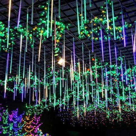 Guirlande lumineuse chute de neige