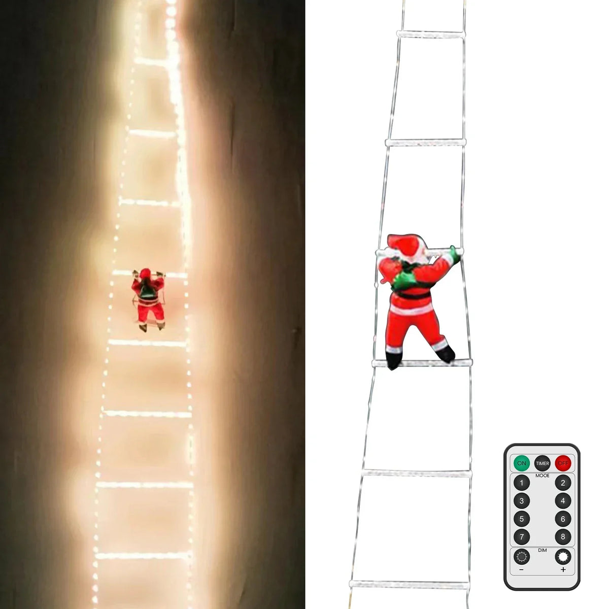 Guirlande lumineuse Père Noël