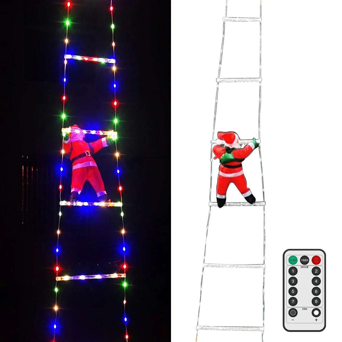Guirlande lumineuse Père Noël