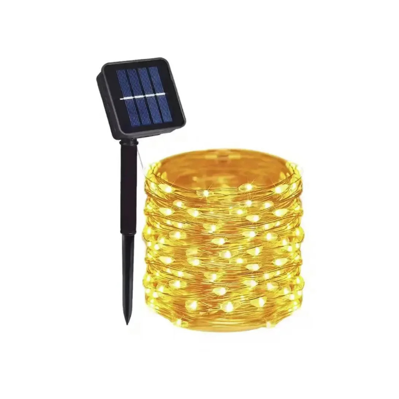 Guirlande lumineuse solaire écologique pour extérieur