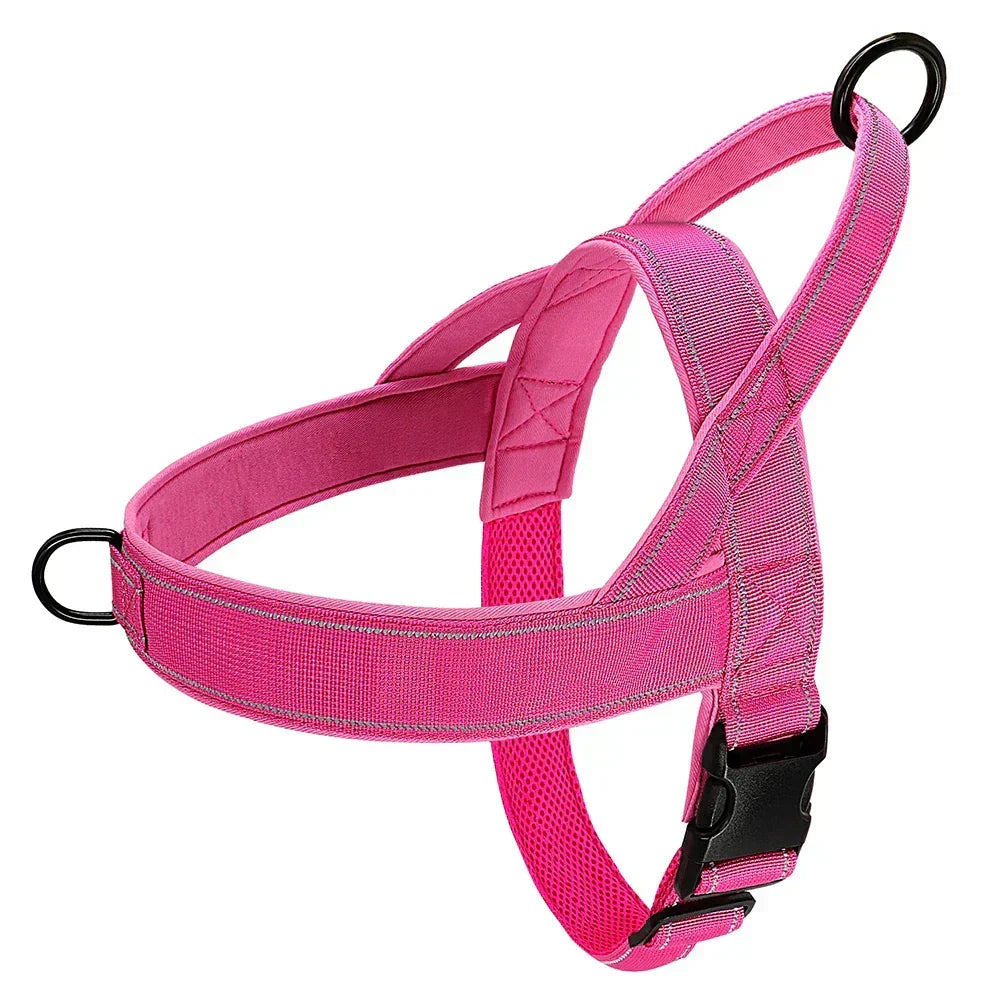 Harnais anti-traction réfléchissant pour chien