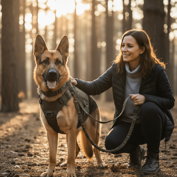 Harnais tactique pour chien: contrôle et confort pour votre chien