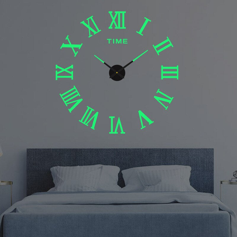 Horloge murale moderne oversized