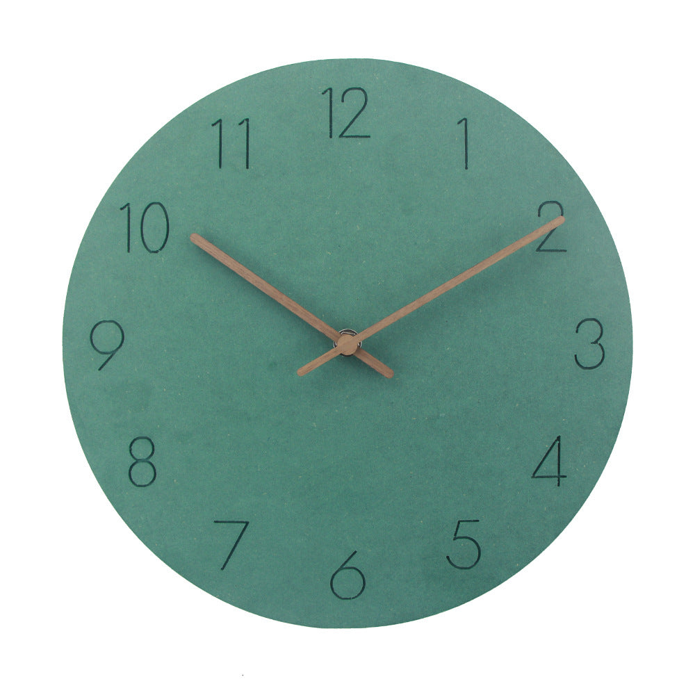 Horloge murale scandinave silencieuse