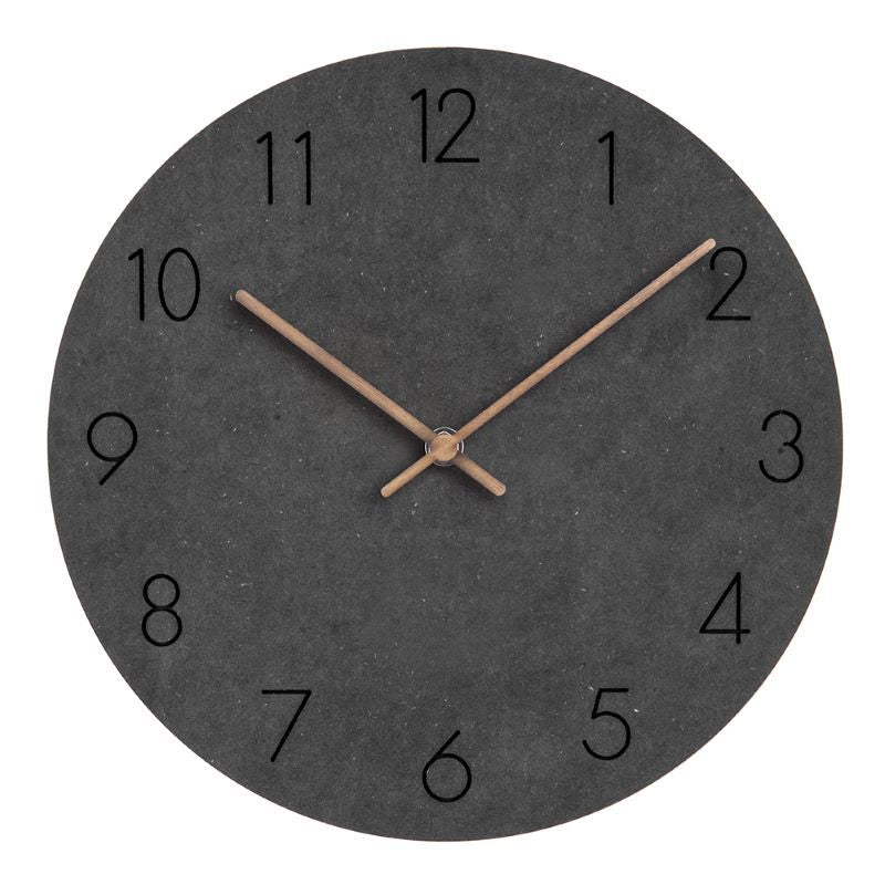 Horloge murale scandinave silencieuse