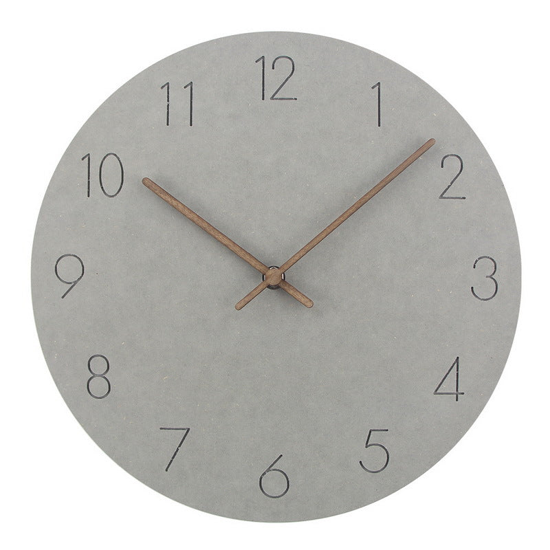 Horloge murale scandinave silencieuse