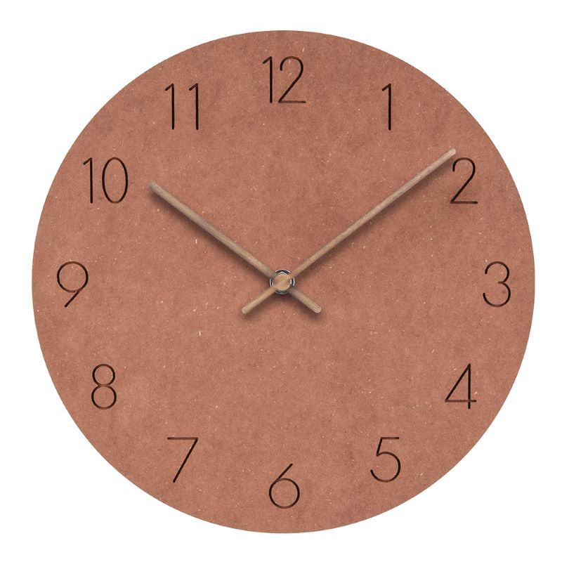 Horloge murale scandinave silencieuse