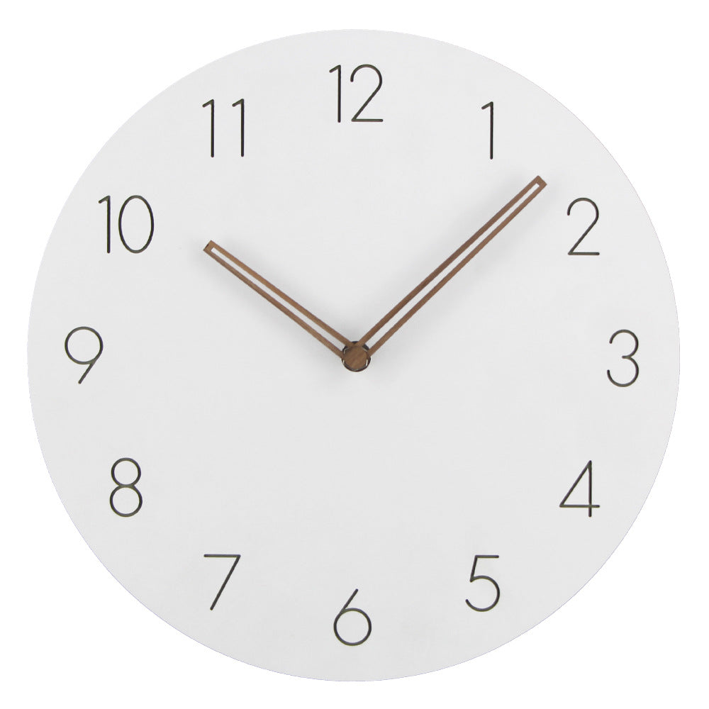 Horloge murale scandinave silencieuse
