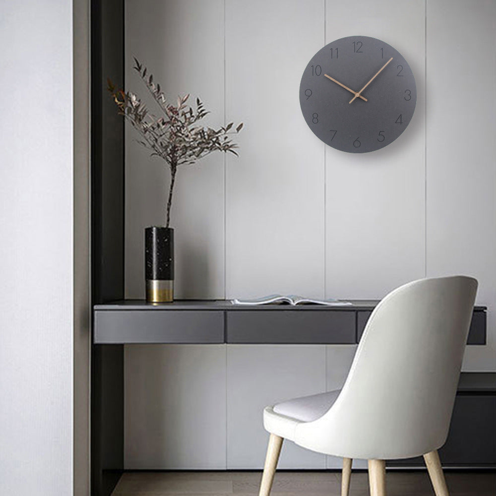 Horloge murale scandinave silencieuse