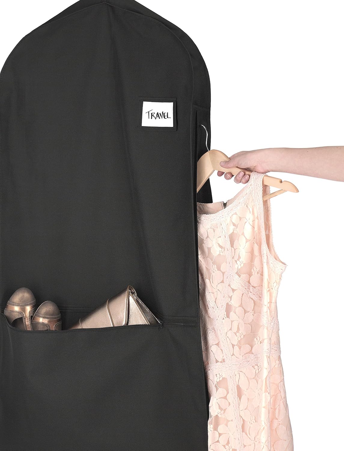 Housse à vêtements de voyage déperlante avec fermeture éclair pour homme et femme