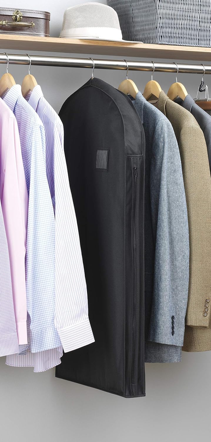 Housse à vêtements de voyage déperlante avec fermeture éclair pour homme et femme