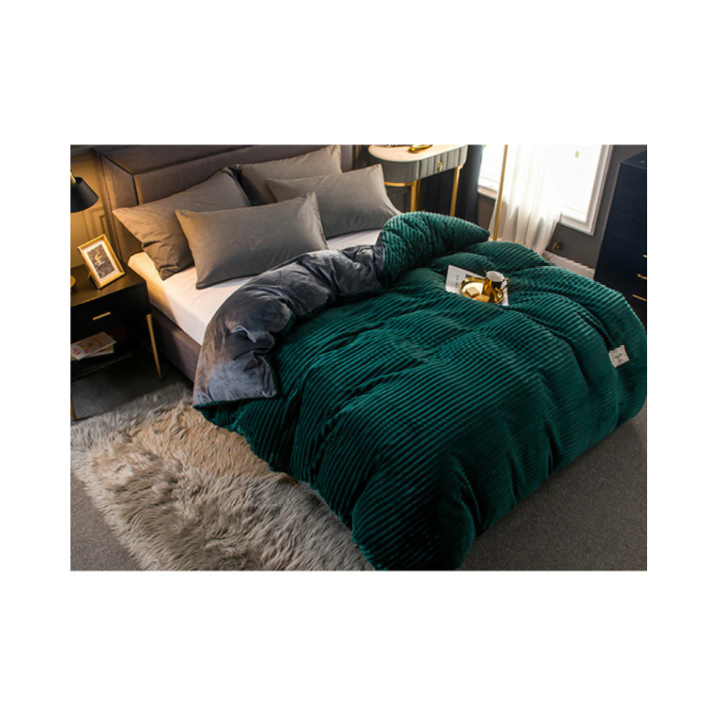 Housse de couette en velours | Housse ultra-chaude pour les jours froids