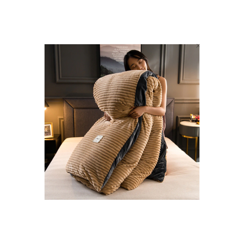 Housse de couette en velours | Housse ultra-chaude pour les jours froids