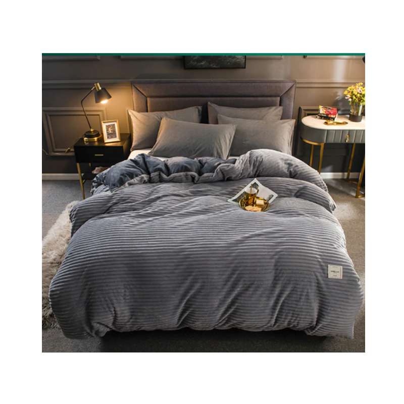 Housse de couette en velours | Housse ultra-chaude pour les jours froids