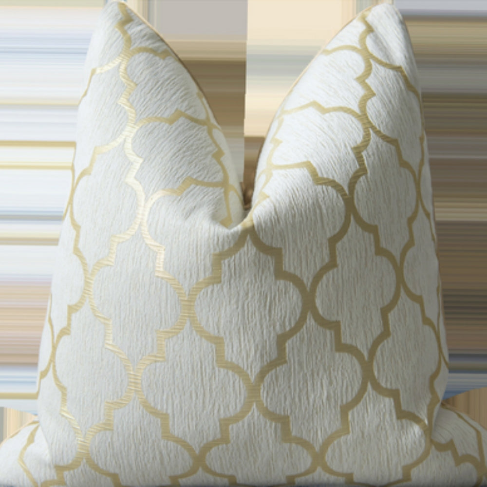 Housse de coussin luxe à motif zébré