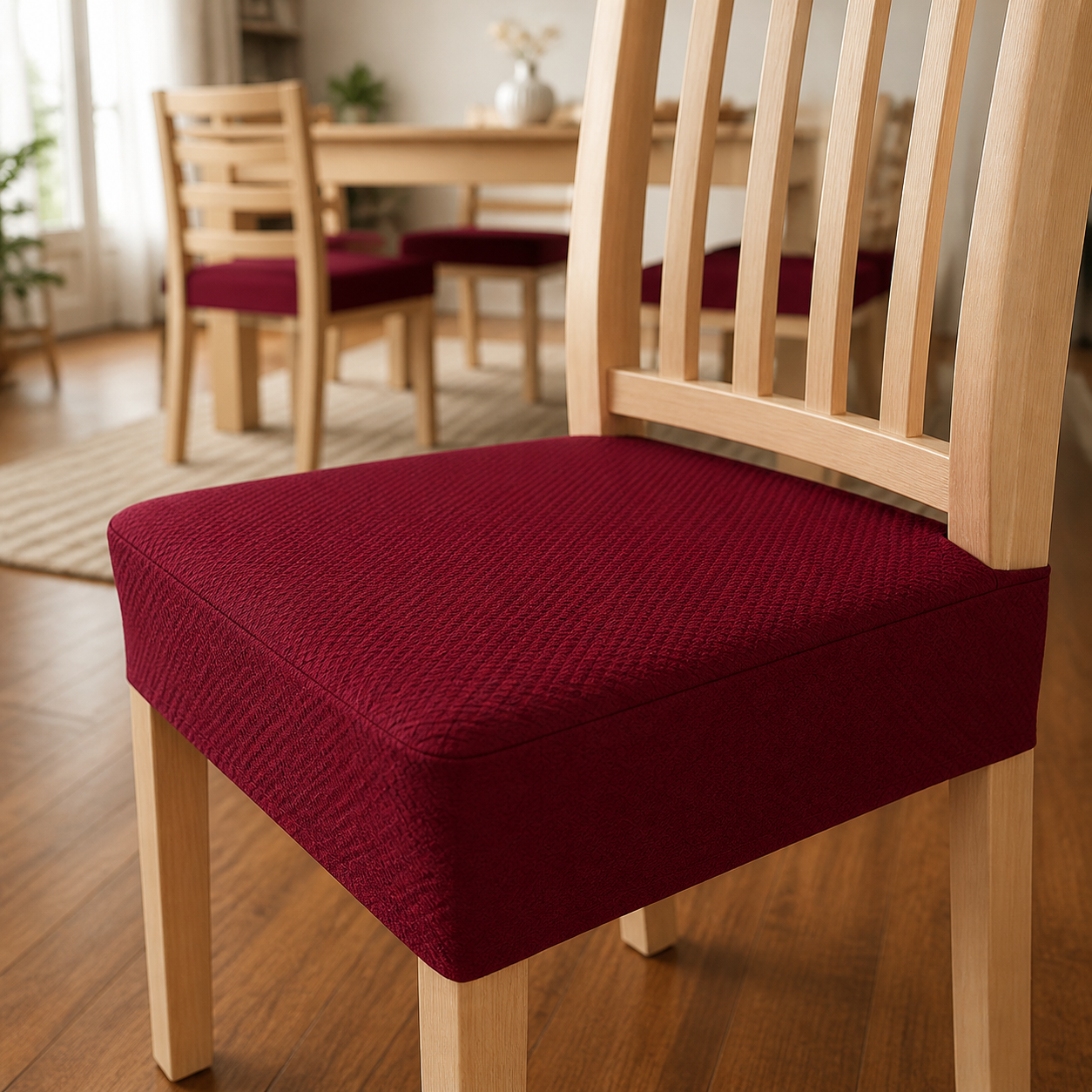 Housses d'assise de chaise extensibles et imperméables