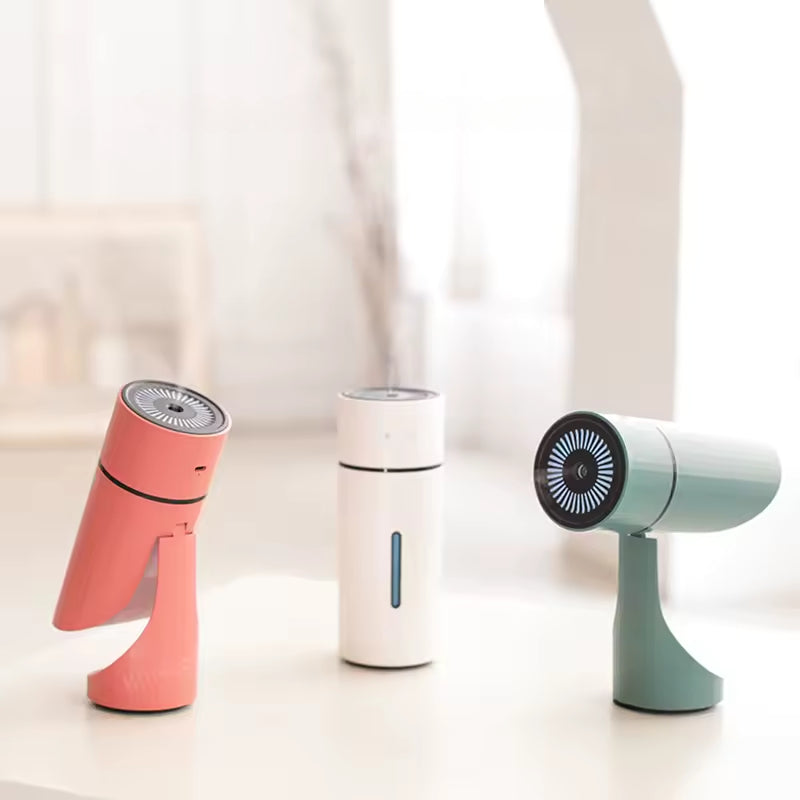 Humidificateur ultrasonique de voyage rechargeable avec éclairage LED