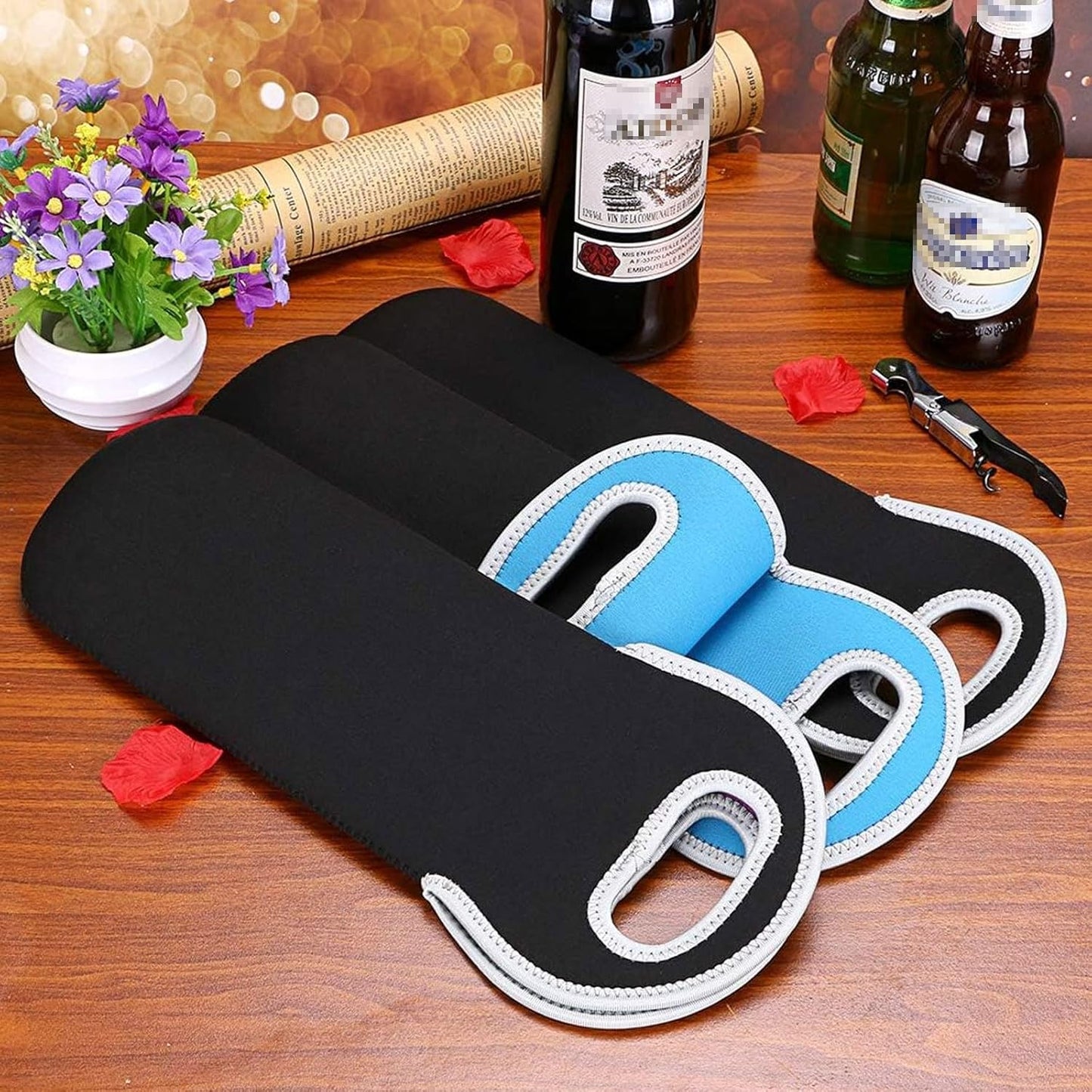 Insulated Dual-Bottle Wine Carrier