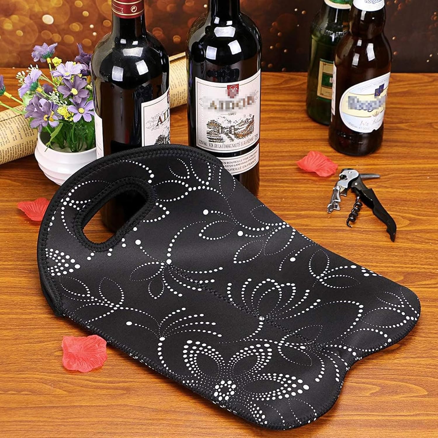 Insulated Dual-Bottle Wine Carrier