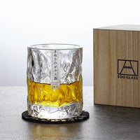 Vasos de whisky japoneses Edo Kiriko Glacier