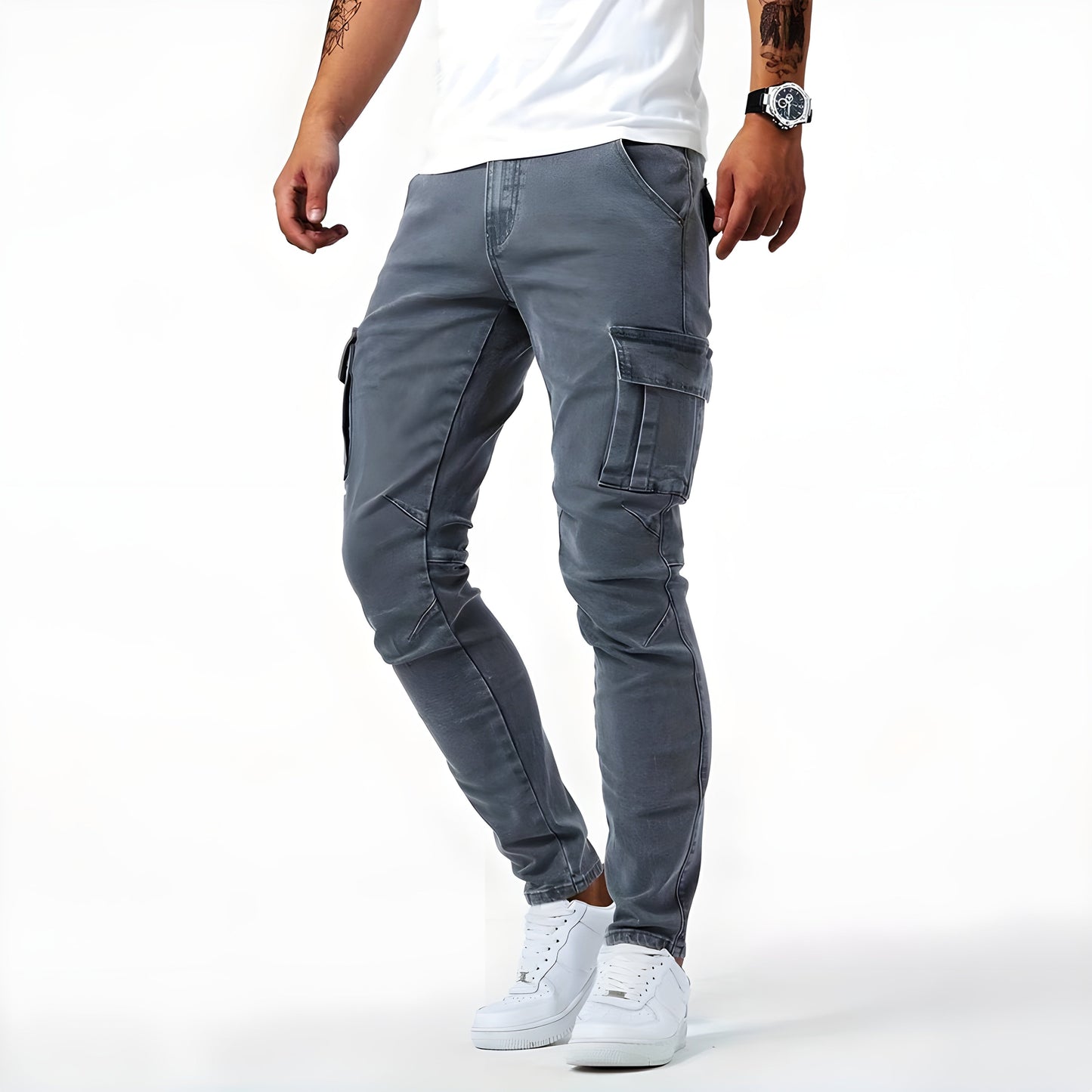 Jean cargo extensible