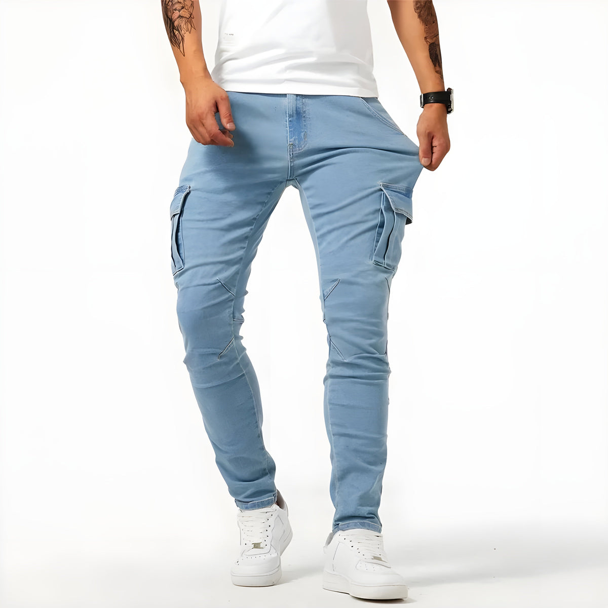 Jean cargo extensible