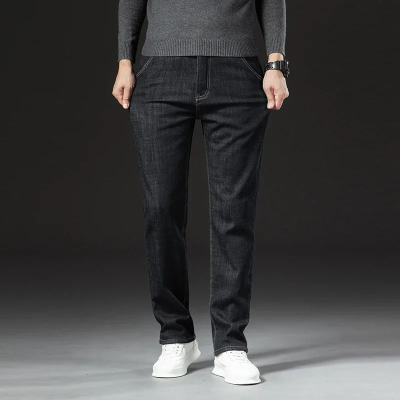 Jean droit pour homme doublé en polaire sherpa