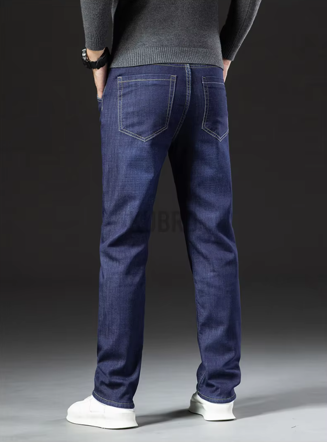 Jean droit pour homme doublé en polaire sherpa