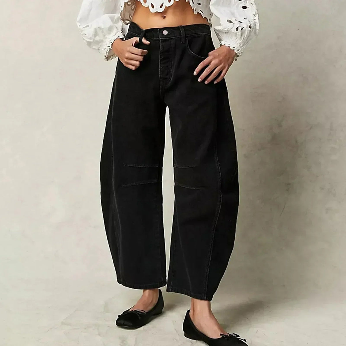 Jean large pour femme