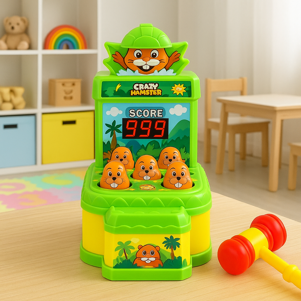 Jeu d'arcade interactif Frappe-Taupe pour enfants