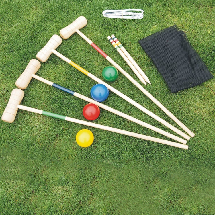 Jeu de croquet en bois
