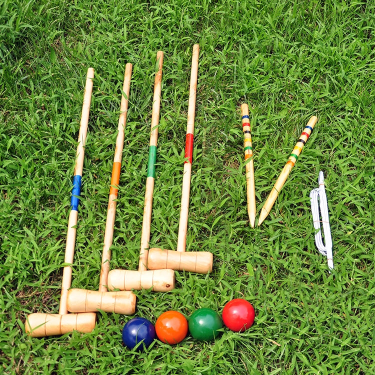 Jeu de croquet en bois