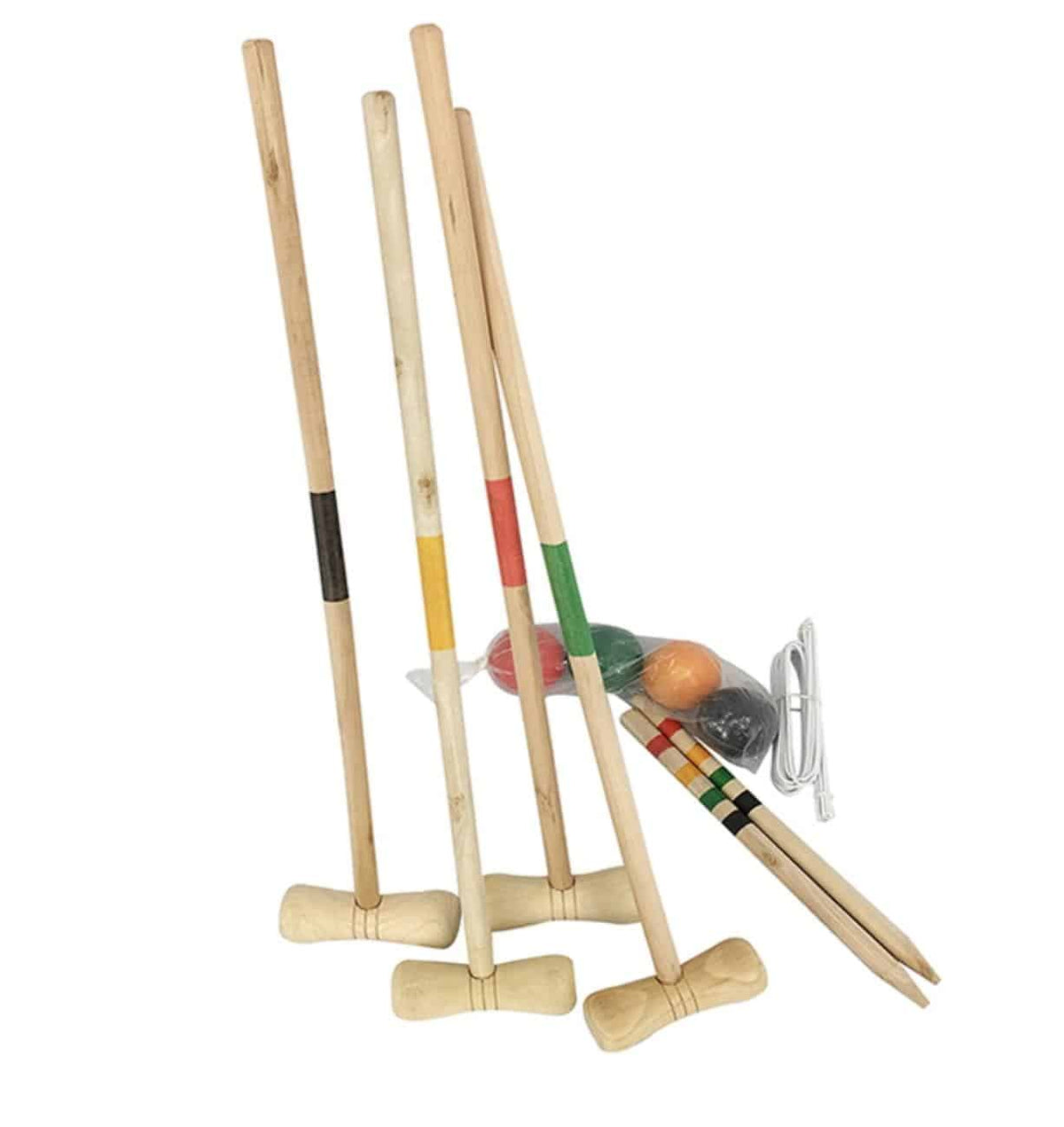 Jeu de croquet en bois