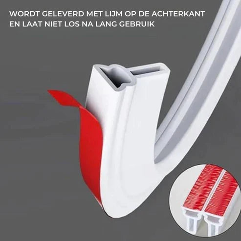 Joint d'étanchéité de douche pour retenue d'eau – maintient le sol de salle de bain sec et prévient les glissades