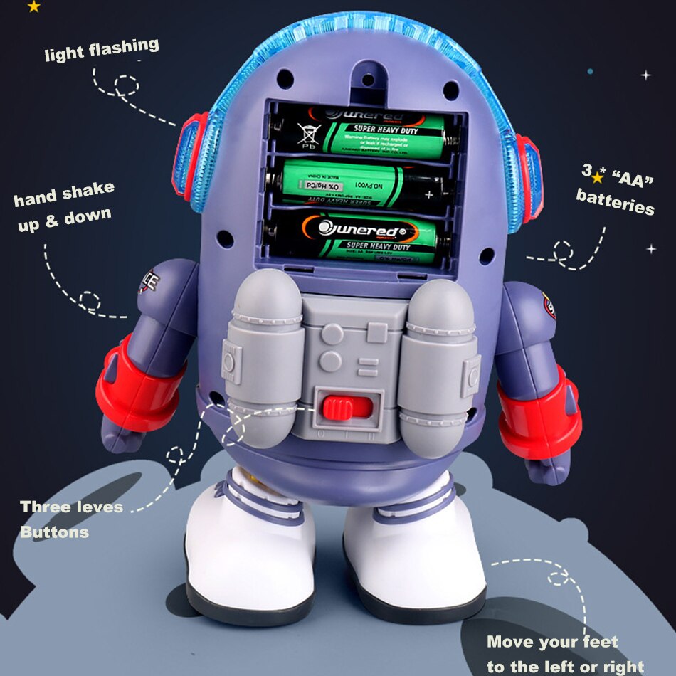 Jouet canard astronaute dansant et musical pour enfants