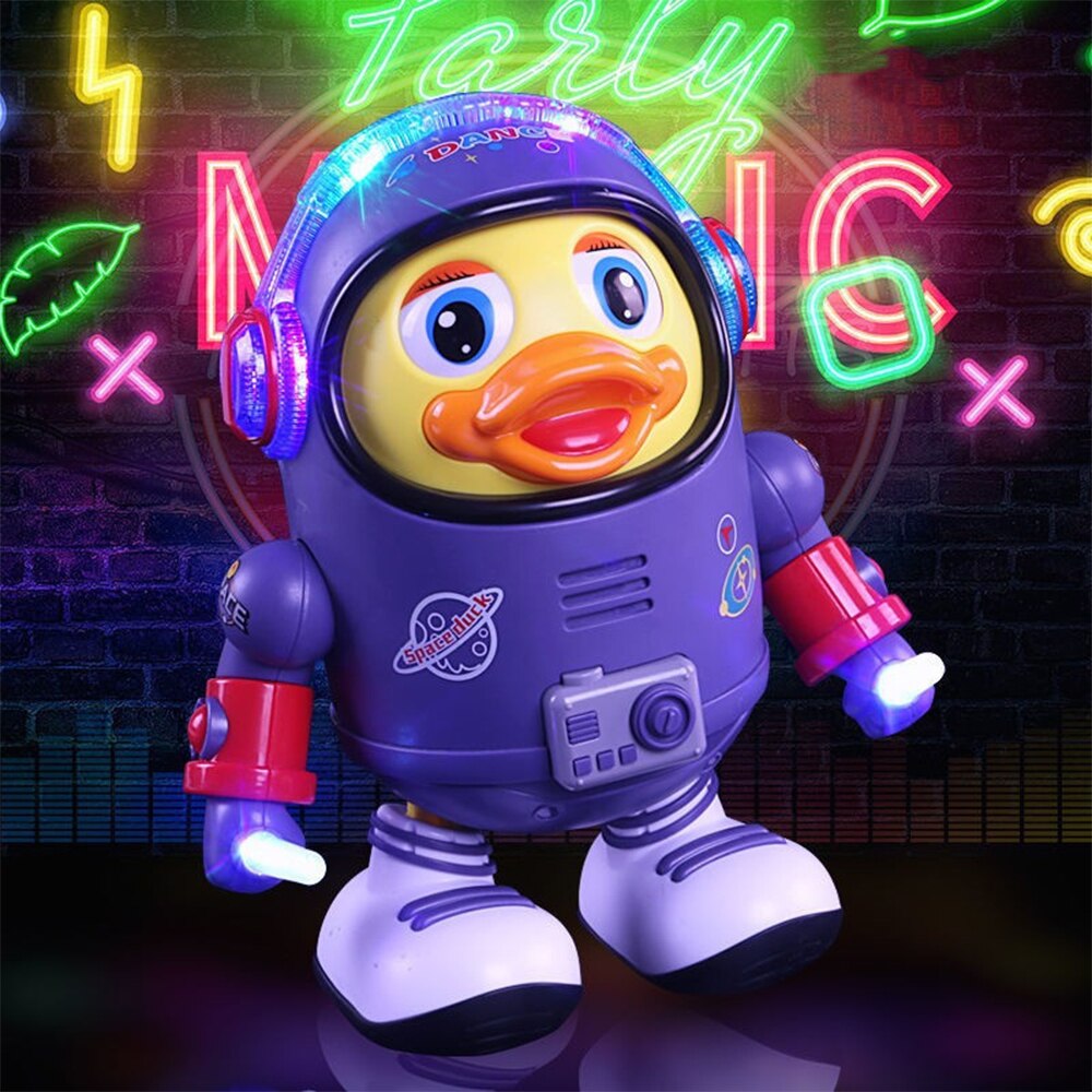 Jouet canard astronaute dansant et musical pour enfants
