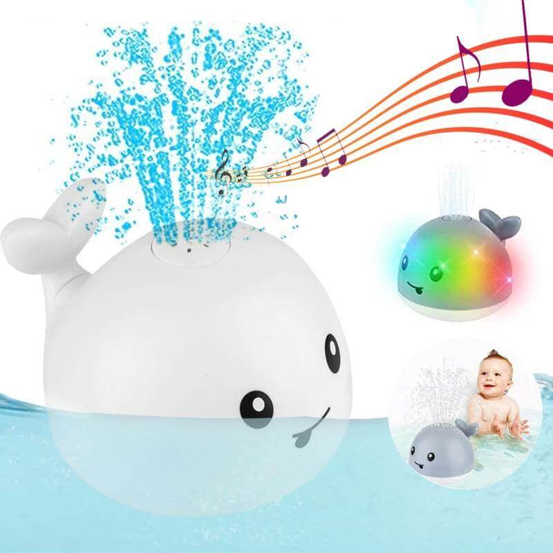 Jouet de bain baleine avec pistolet à eau