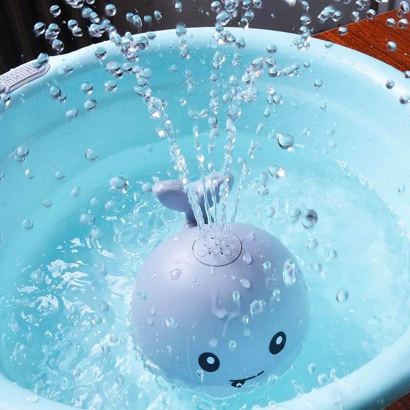 Jouet de bain baleine avec pistolet à eau