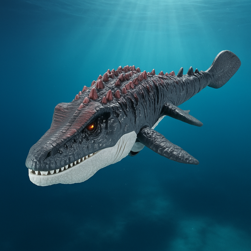 Jouet dinosaure nageur télécommandé pour enfants avec spray d'eau