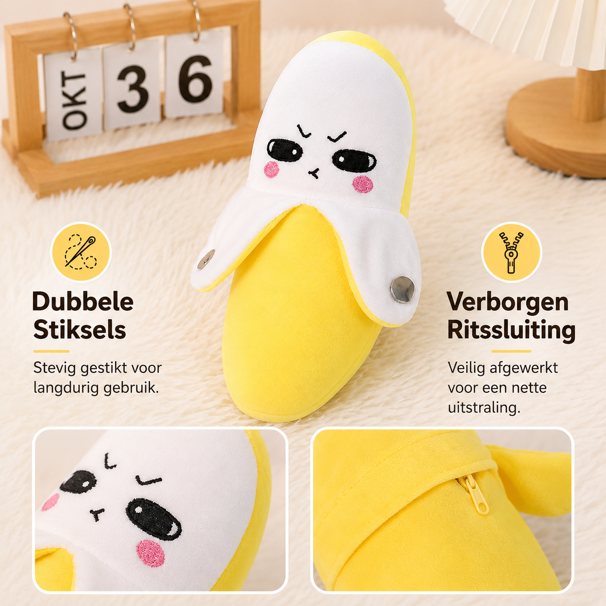 Jouet en peluche interactif musical en forme de fruit réactif au toucher