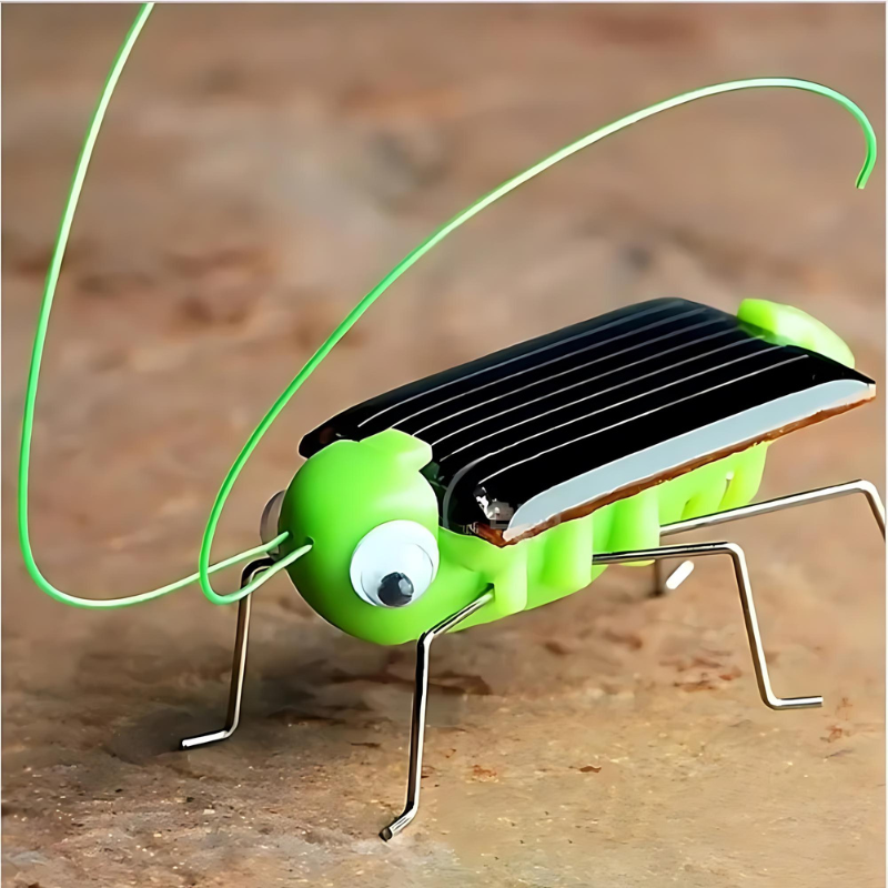 Jouet sauterelle à énergie solaire pour enfants