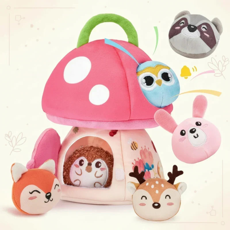 Jouet sensoriel peluche de la forêt