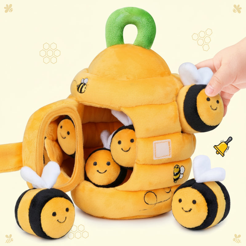 Jouet sensoriel peluche de la forêt