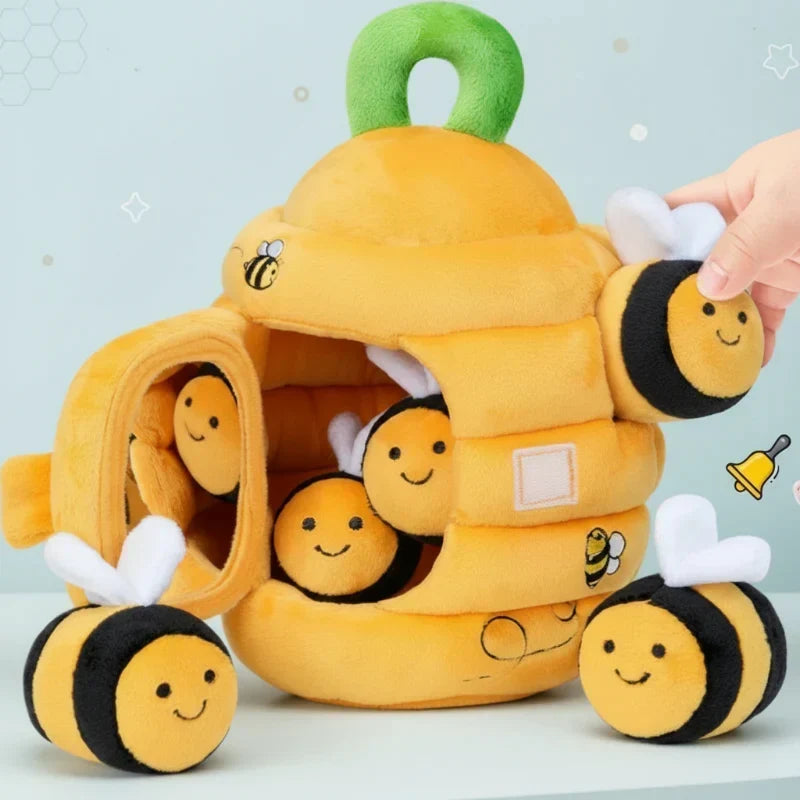 Jouet sensoriel peluche de la forêt