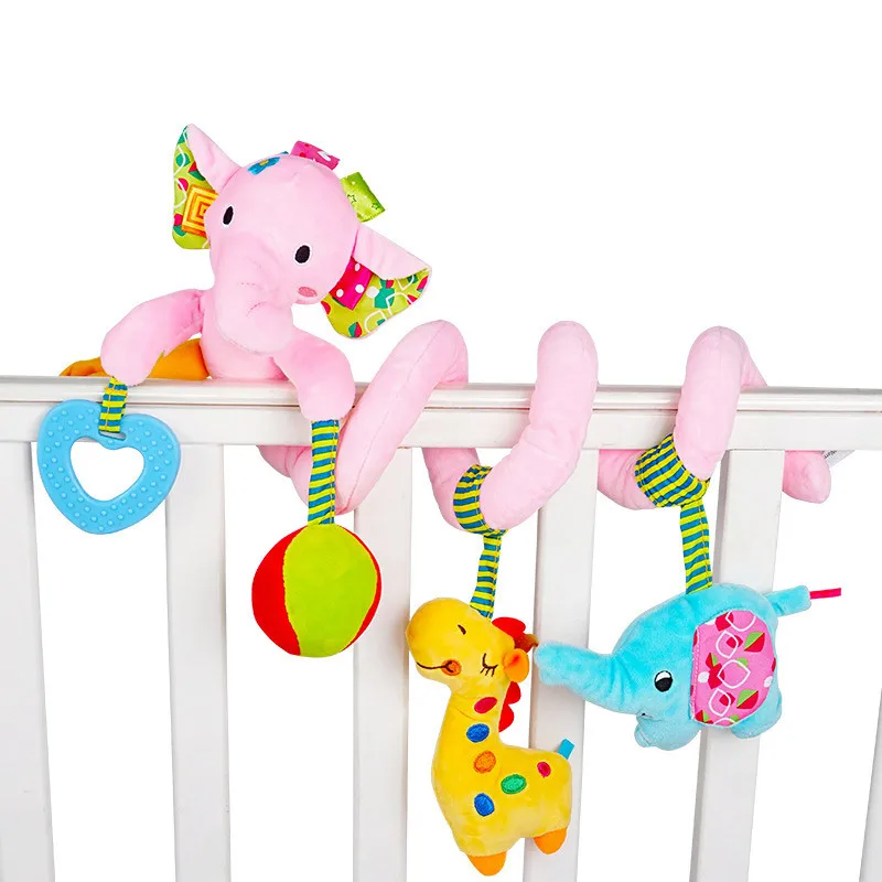 Jouet spirale pour siège auto et poussette bébé pour développement sensoriel