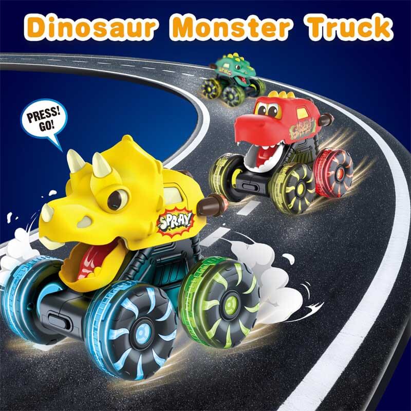 Jouets camions monstres dinosaures pour enfants avec roues LED